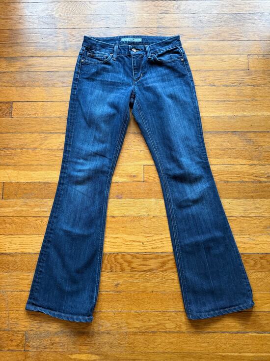 Joe's Denim - JOE’S 'Rocker' Distressed Flared Low-Rise Jeans Women sz 26